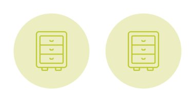 Kabine simgeleri vektör illüstrasyon tasarımı ayarladı