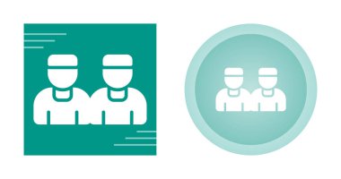 İnsan avatar simgeleri seti, vektör illüstrasyonu basit tasarım