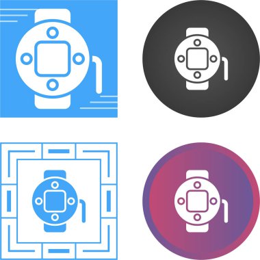 Balık bant simgeleri ayarlandı, vektör illüstrasyonu 