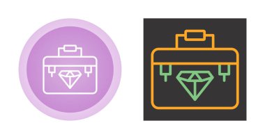 En çok satan, elmas simgeli çanta, vektör