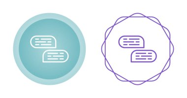 Konuşma baloncukları ayarlandı, vektör illüstrasyonu