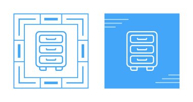 Kabine simgeleri vektör illüstrasyon tasarımı ayarladı