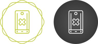 akıllı telefon simgeleri ayarlandı, vektör illüstrasyonu basit tasarım