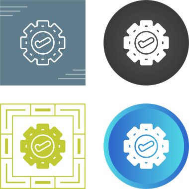 tick web simgesi vektör illüstrasyonu