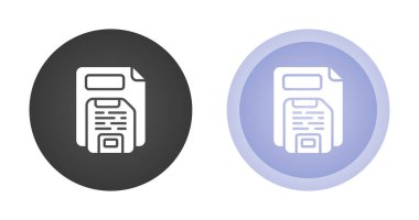 Kağıt belge simgesi. İzole edilmiş sembol. Beyaz arkaplanda vektör illüstrasyonu.
