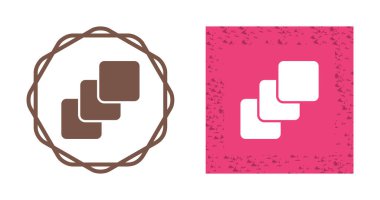 Dijital arayüzlerdeki ögeleri istiflemek veya gruplandırmak için çağdaş simgeler.