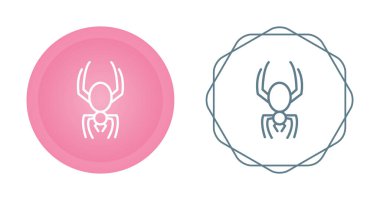 Cadılar Bayramı konsepti. Örümcek simgeleri, vektör illüstrasyonunu ayarla 