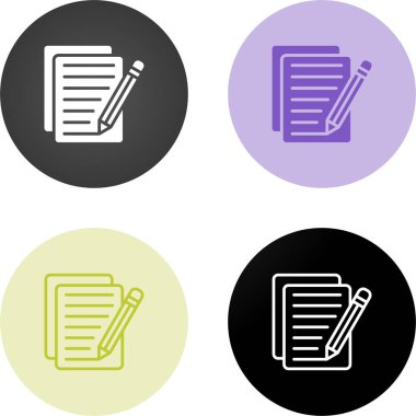 Kağıt yaprağının vektör simgesi