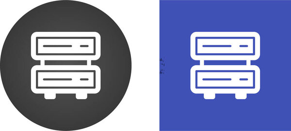 иконки серверов компьютера изолированы на белом фоне, векторная иллюстрация    