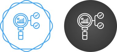 Prescriptive Analytics web simgesi vektör illüstrasyonu