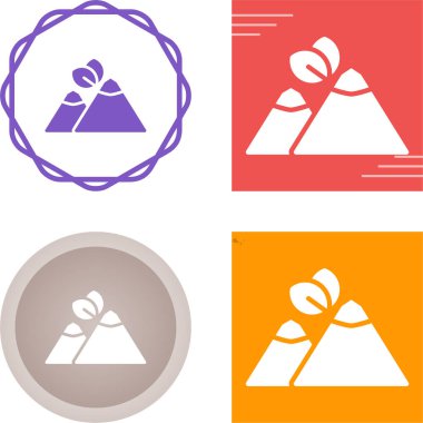 dağlar web simgesi çizimi