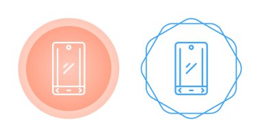 akıllı telefon simgeleri ayarlandı, vektör illüstrasyonu basit tasarım