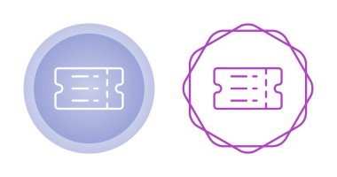 bilet web simgeleri vektör illüstrasyonu