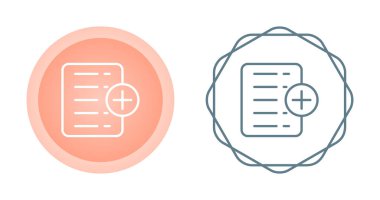 Dosya Simgesi. Belge simgesi vektörü. Kağıt simgesi.