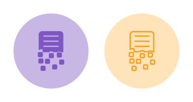 Veri kaybı önleme simgeleri ayarlandı, vektör illüstrasyonu 