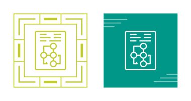 Belge Çalışma Akımı simgeleri ayarlandı, vektör illüstrasyonu