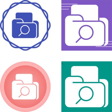 belirgin arama dizini simgeleri, çeşitli uygulama temaları için ideal.