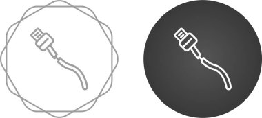 Cep telefonu şarj vektör çizelgesi çizimi 