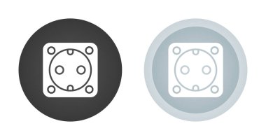 Beyaz arkaplanda yeşil çizgi güvenli simgesi izole edildi. Kapı, şifreli bir banka kasası. Güvenilir veri koruması. soyut daire simgeleri.