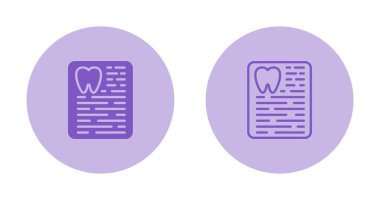 Reçete web simgesi vektör illüstrasyonu