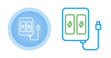 Elektrik dolgu simgesi setinin basit doğrusal çizimi