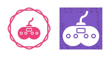 Joysticks web simgeleri vektör illüstrasyonu 