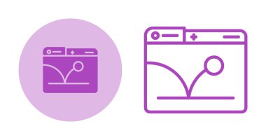 Web sayfası ikon vektör çizimleri