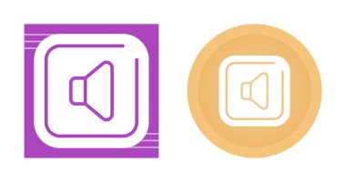 ses düğmesi simgeleri beyaz arkaplanda izole edildi