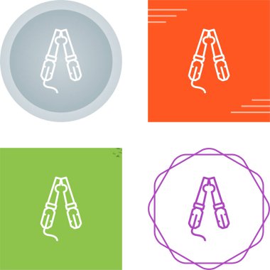 Kablo Crimper simgeleri seti, vektör illüstrasyonu basit tasarım