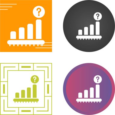 Beyaz arkaplanda izole edilmiş grafik ve grafik simgeleri. Renkli simgeler ayarlayın. vektör illüstrasyonu