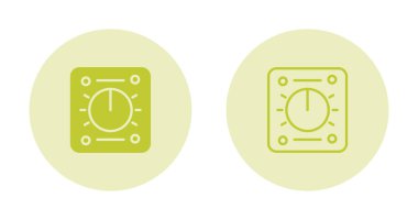 Karartma simgeleri ayarlandı, vektör illüstrasyonu