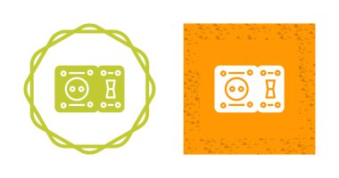 GFCI Outlet ağ simgeleri seti, vektör illüstrasyonu