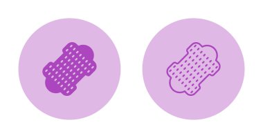 Beyaz arkaplanda izole edilmiş deri parça simgeleri, vektör illüstrasyonu   