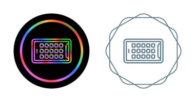 Elektronik kilit ve düğmeler ile güvenli, vektör illüstrasyonu  