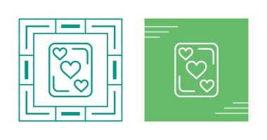 iskambil simgeleriyle. düz resimleme biçimi