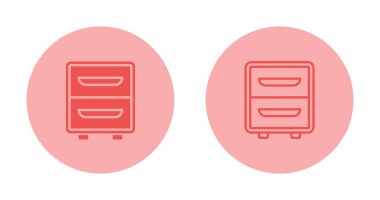 file cabinet icon sign vector illustration 