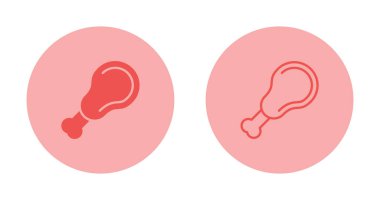 Tavuk budu simgeleri dizilmiş semboller. vektör illüstrasyonu