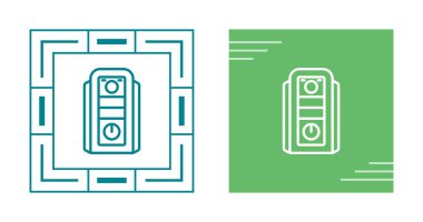 Basit bir Sistem birim simgeleri seti, donanım ve aygıtın düz tasarım çizimi, bilgisayar işareti için durum, vektör grafikleri 
