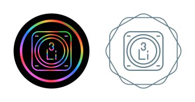 Kimyasal element simgeleri basit illüstrasyon ayarladı