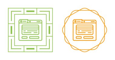 Beyaz arkaplanda bilgisayar dizinleri, vektör illüstrasyonu  