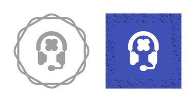 Web ve Mobil Uygulama için Kulaklık Simgesi Vektörü. Beyaz Arkaplanda Kulaklık Sembolü 