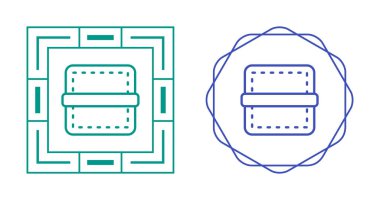 Velcro web simgesi vektör illüstrasyonu