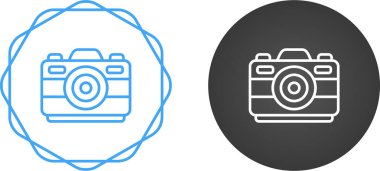 Kamera simgeler vektör çizim ayarla