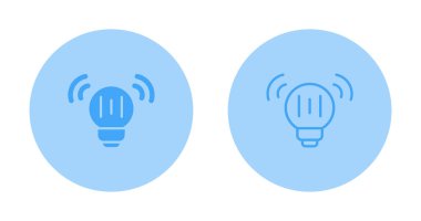 Ampul simgeleri. Web sayfası için düğmeler asgari düzeyde dizayn edilir 