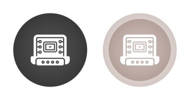  dizüstü bilgisayar ağ simgeleri vektör illüstrasyonunu ayarla