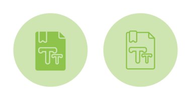 metin boyutu web simgesi vektör çizimi