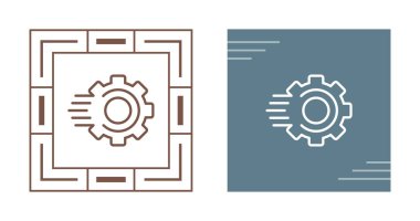 Çarklı ağ simgesi seti. vektör illüstrasyonu