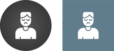 Hasta web simgesi vektör illüstrasyonu