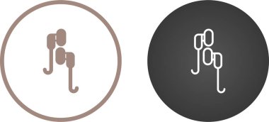 Kulaklık web simgeleri, vektör illüstrasyonu       