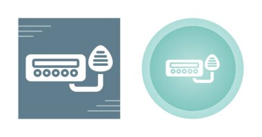 Taksi radyo simgesi işaret vektörü illüstrasyonu 